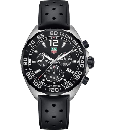 Amazon.com: Tag Heuer Formula 1 Black Dial Men's Watch WAZ111A