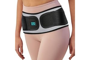 PRO ENRICHMENT Sacroiliac Hip Belt for Women & Men That Alleviate Sciatica, Lower Back & Lumbar Pain Relief. Diamond Back Brace Provides SI Joint Pelvic Support, Nerve Compression & Stability Anti-Slip (XL/XXL Size)