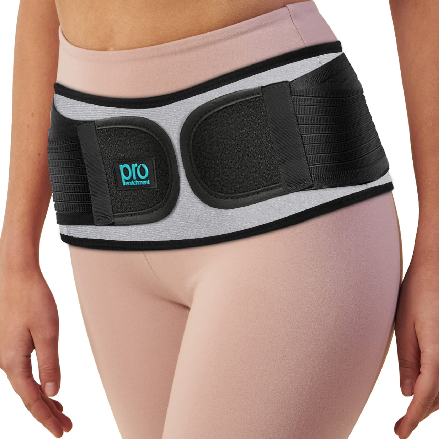 Sacroiliac SI Joint Hip Belt Lower Back Support Brace for Men and Women 
