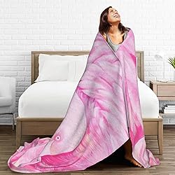 Duduho Pink Flamingo Bed Blanket Ultra Soft Throw