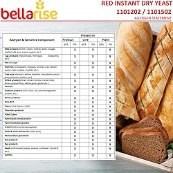 Bellarise (Red) Instant Dry Yeast - 1 LB Fast