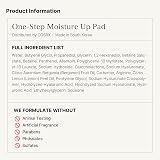 COSRX One Step Moisture Up Pads 70 ct BHA Toner Sensitive Skin Daily Gentle view 8