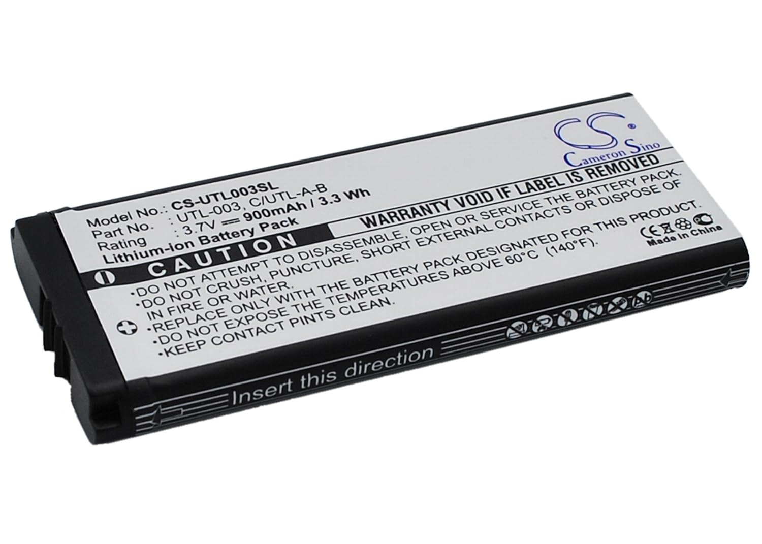 Battery 900mAh Replacement for Nintendo DS XL, DSi LL, DSi