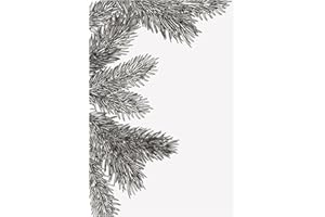 3D Texture Fades Embossing Folder,Pine Branches Plastic Embossing Folders Template for for Card Making Scrapbooking and Other