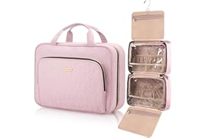 BALULHG Toiletry Bag with Hanging Hook, Portable Makeup Cosmetic Bags, Space-efficient, Collapsible Moving, making it more suitable for Travel