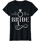 Womens Women's Bride Party Wedding Bachelorette T-shirt tshirts