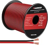 Viabrico 14 Gauge 150 ft Electrical Wire 2 Conductors Red Black 12V/24V