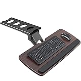 HUANUO Keyboard Tray Under Desk，360 Adjustable