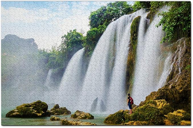 Amazon ベネズエラカナイマ国立公園ベネズエラジグソーパズル1000ピースゲームアートワーク旅行お土産木製 ジグソーパズル おもちゃ