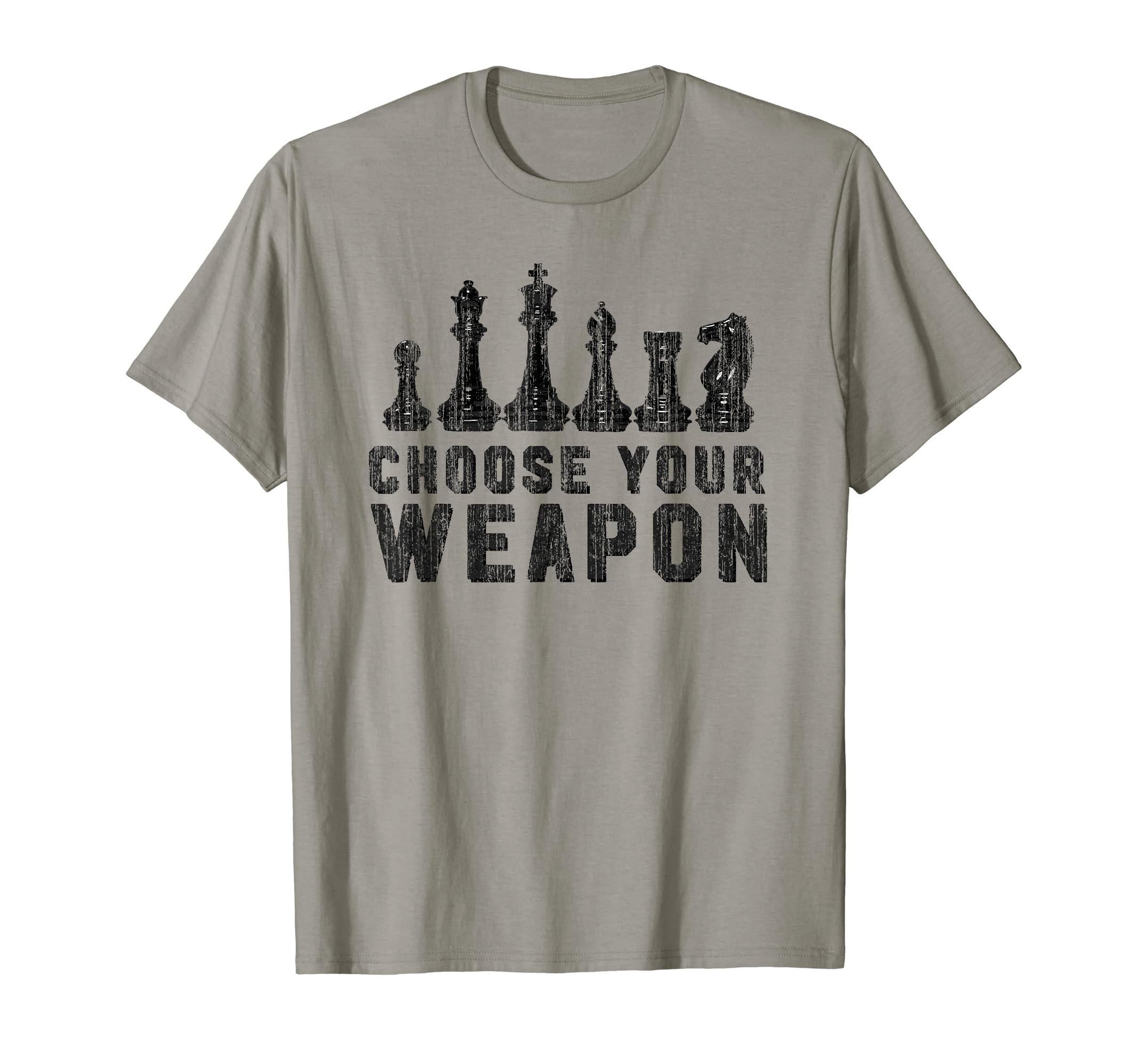 Chess Choose Your Weapon T Shirt - Pieces Funny Humor Pun