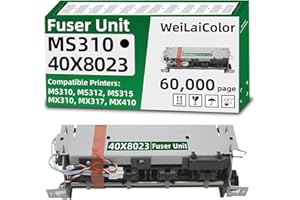 40X8023 Fuser Unit Black 1-Pack High Yield Replacement for MS310 40X8023 Fuser Unit for MS310 MS312 MS315 MS317 MX310 MX317 M