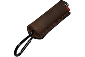 IQ LABS Leather Case fits Standard Size BIC Lighters Custom Made