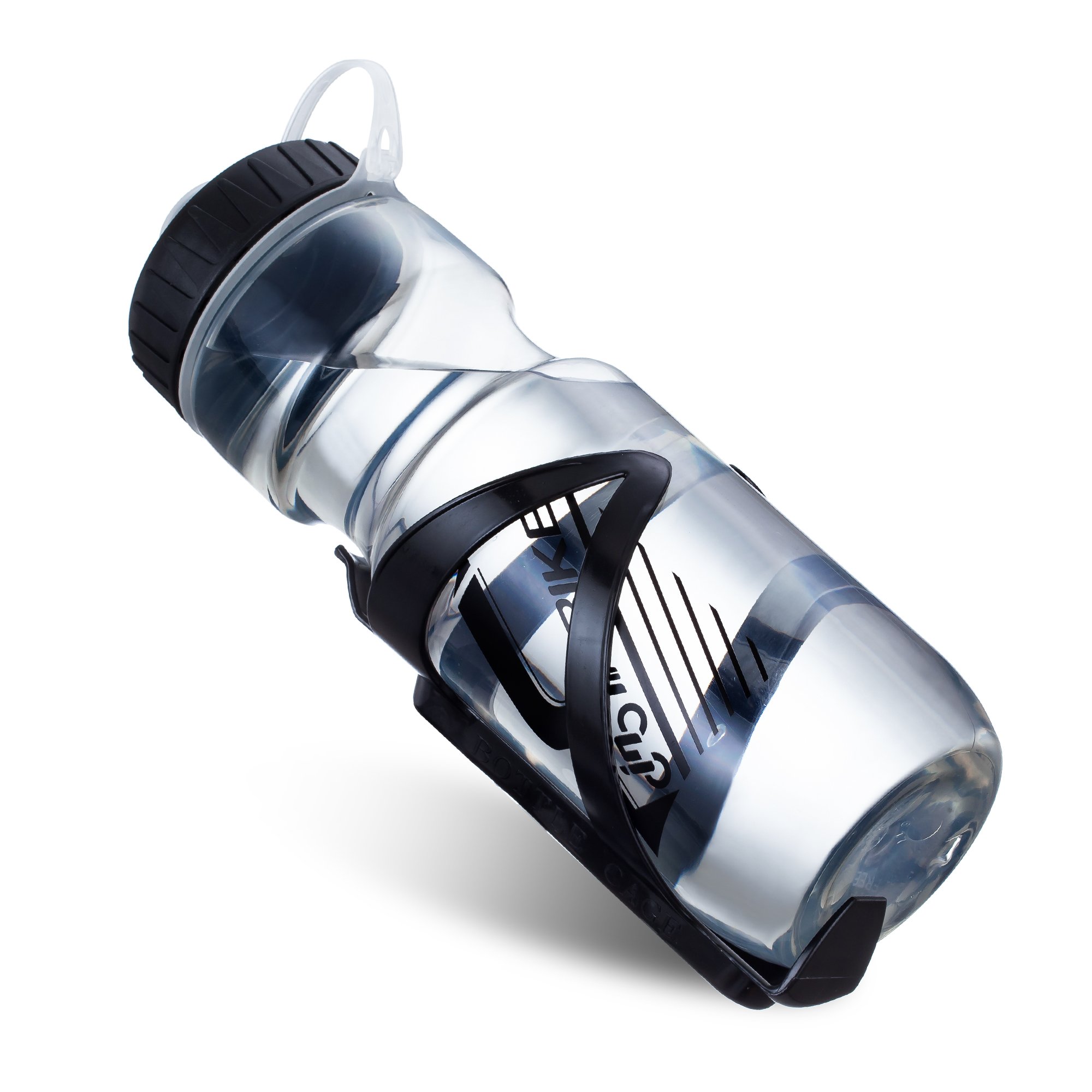 SportAI 700 ml Bike Water Bottle for Gym Workout Come with Basic Mountain Bicycle Bottle Holder Cage Brackets for Outdoor Cycling