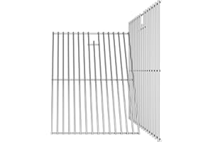 jkxoo 2Pack 17 Inches Stainless Steel Grill Grate for HomeDepot Nexgrill 4 Burner 720-0830H, 720-0830D, 720-0783E, 720-0783C, 5 Burner 720-0888, Heavy Duty Cooking Grill Grate Replacement