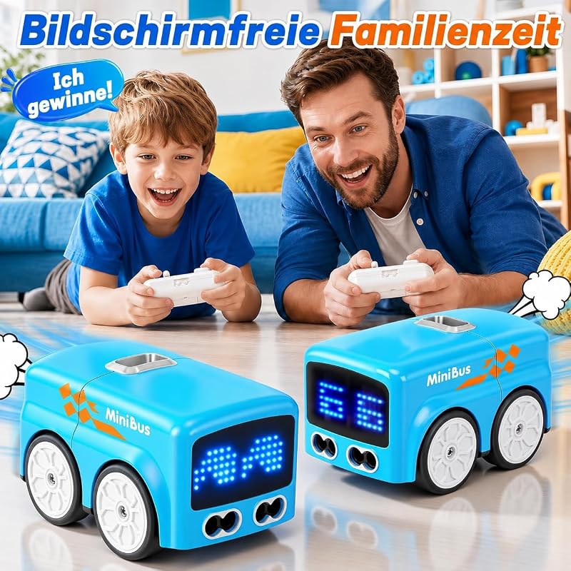 Magic Mini RC Bus mit Gestenfolge, Fluchtmodus & Linienfolgefunktion