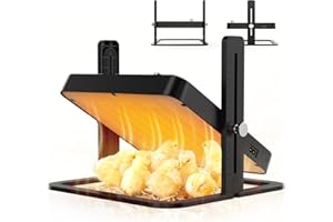 Chick Brooder Heater Plate, 10" x 10" Adjustable Height & Temperature, 15~22W Energy-Efficient Brooder Heating Plate for Up t