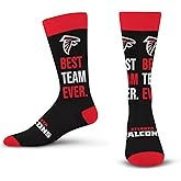 For Bare Feet NFL Unisex Best Team Ever Crew Sock Nfl