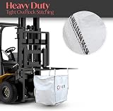 DIVCHI 5 Pack Bulk FIBC Sacks 1 Tonne Heavy Duty Open Top Dumpy 85cm view 4