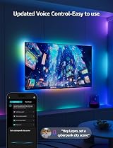 Lepro S1 AI Smart LED Strip Lights 5M RGB IC Alexa Google WiFi Music view 8
