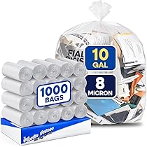 Office Trash Can Liners IPstyle Gallon Small Trash Bags