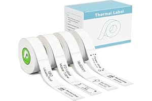 P21 Label Maker Tape Compatible with Nelko P21 and NADAIIN N12 Label Maker, Adapted Print Paper, 14x40mm, Standard Laminated 