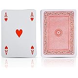 Giant 5 X 7 Inch Playing Cards by Gamie - Pack of 2 - Oversized Super Big Poker Card Set - Huge Casino Game Cards for Kids, M