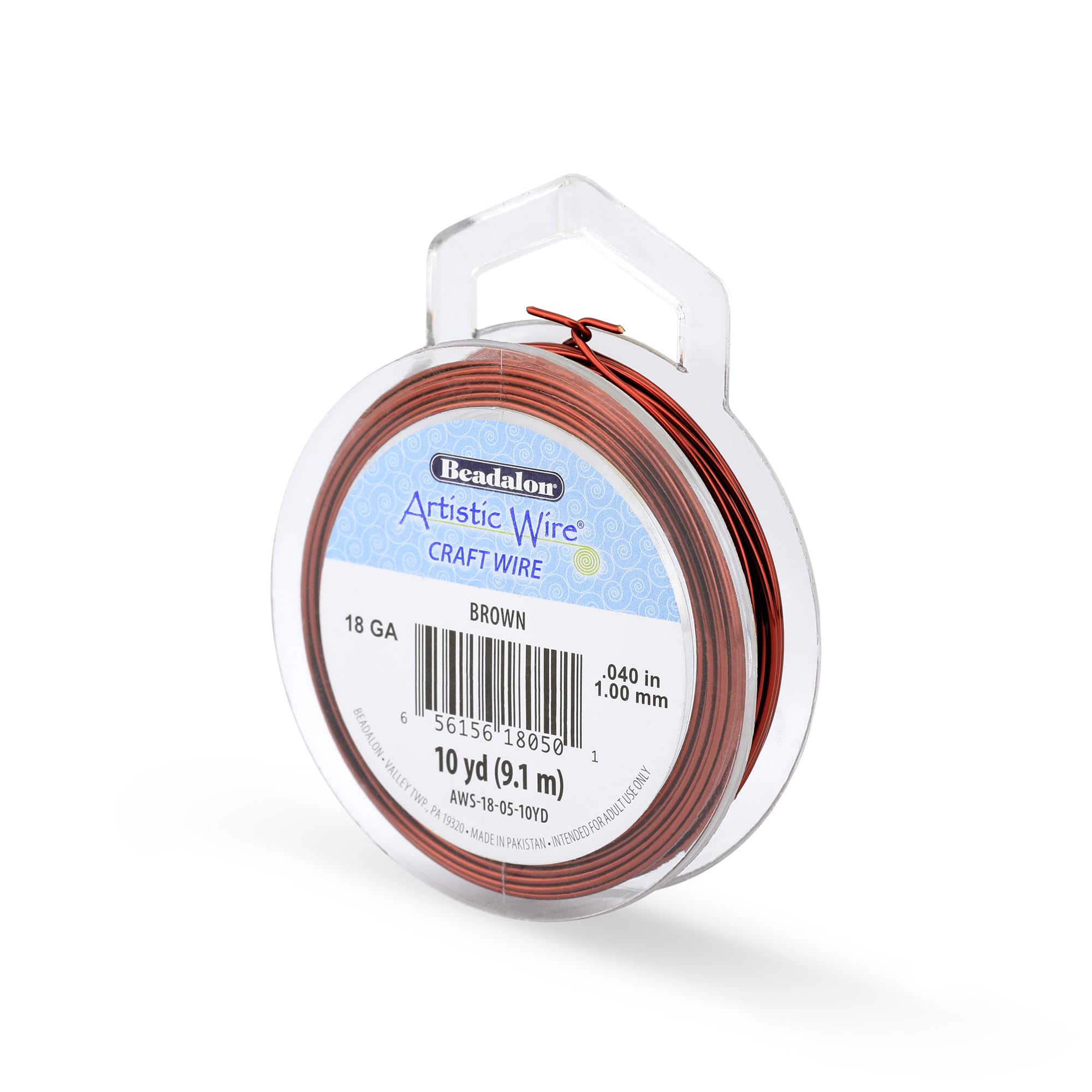 Artistic Wire Beadalon 10-Yards Artistic 18-Gauge Wire, Brown
