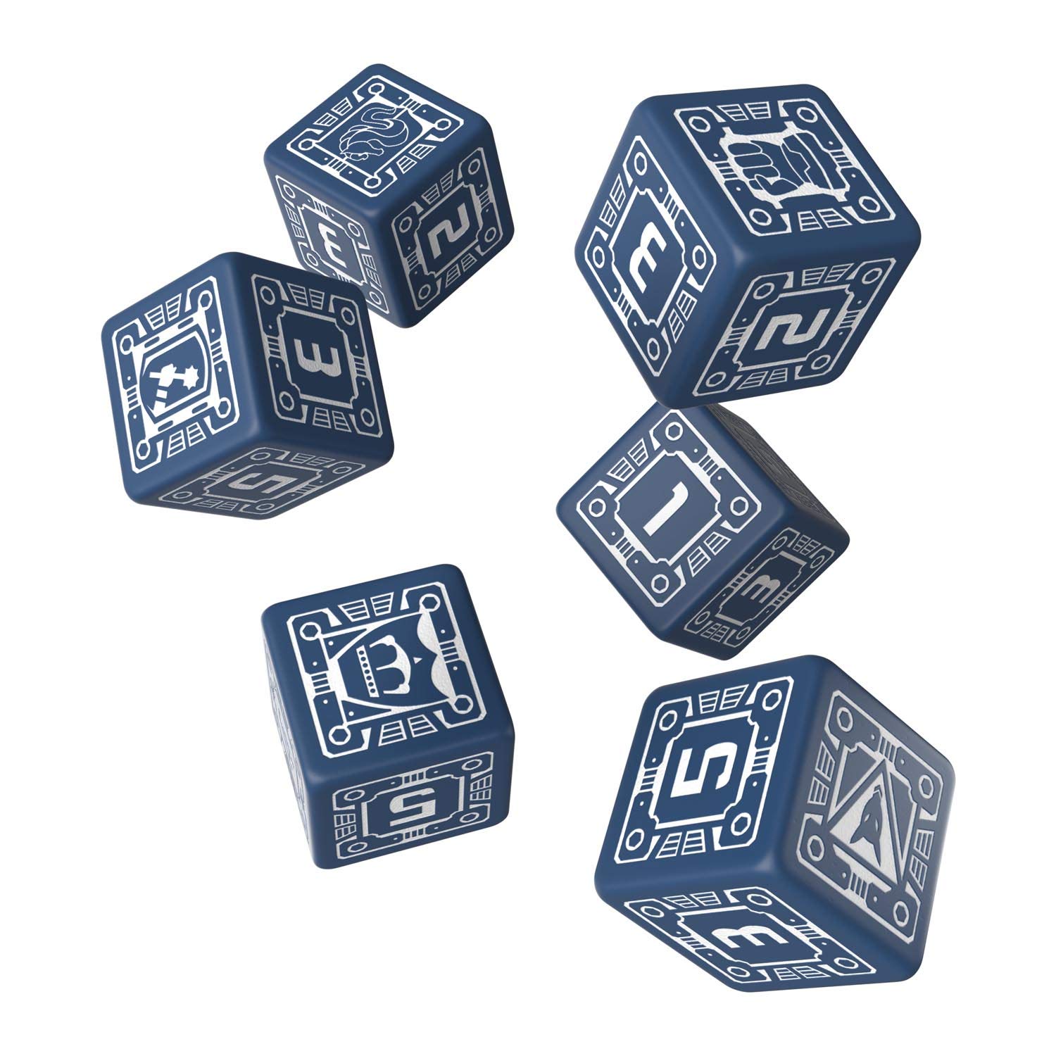 Battletech House Steiner D6 Dice