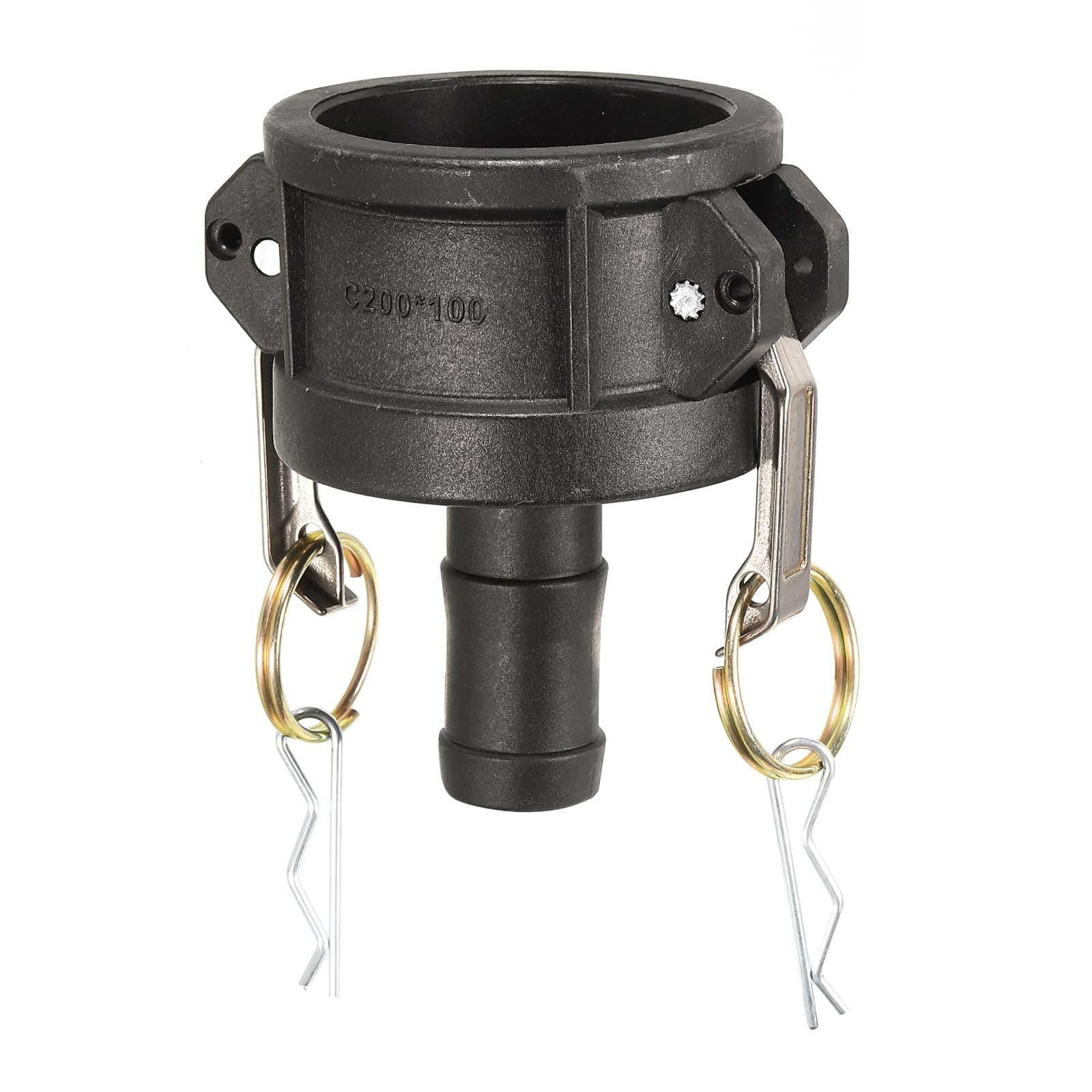PATIKIL IBC Tote Adapter 2" Cam Lock to 25mm Barb Fitting, 275-330 Gallon Drain Adapter Fitting for Tank Garden Watering Hose