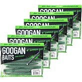 Googan Baits Lunker Log Soft Plastic Stick Bait for Bass Fishing, Classic Worm Profile for Texas Rig, Wacky Rig and Ned Rig