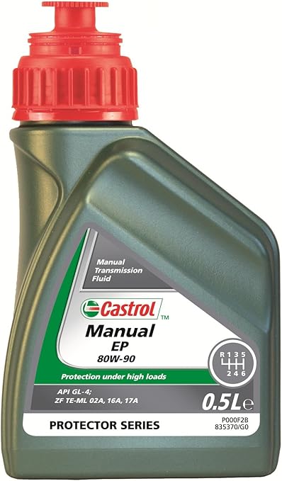 Castrol 21838 caja de cambios manual aceite EP 80 W-90, 500 ml: Amazon.es: Coche y moto