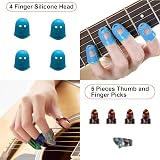 TTCR-II 84 PCS Guitar Accessories Kit with 6 Tuning Pegs 3L3R Strings Picks view 7