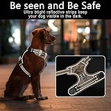 HEELE Dog Harness No Pull Camouflage Small Release Front Back Clips view 4