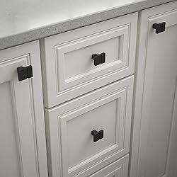 Franklin Brass Asymmetric Notched Cabinet