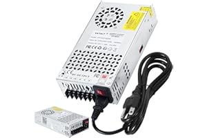 VAYALT DC 12V 50A 600W Switching Power Supply, 110V/220V AC to DC Converter, Universal Regulated Switching, 12V Power Supply for CCTV Camera System, 3D Printer, LED Strip, Computer Project