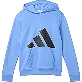 adidas boys Essential Big Logo Fleece Hooded Pullover (Big Kid)