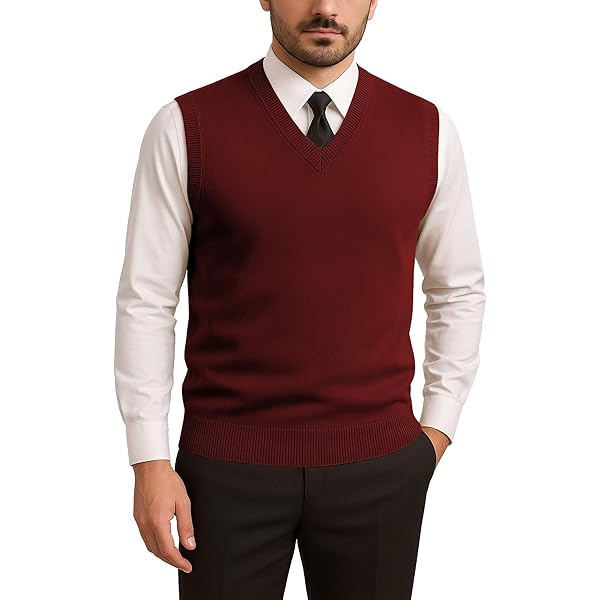 メンズウェア made in USA MELROSE Vneck sweat vest PJ PAUL JONES Mens Wool Sweater Vest Slim Fit Casual V Neck