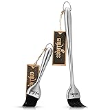 Kitchen Basting Brush, 18/0 Stainless Steel Set of