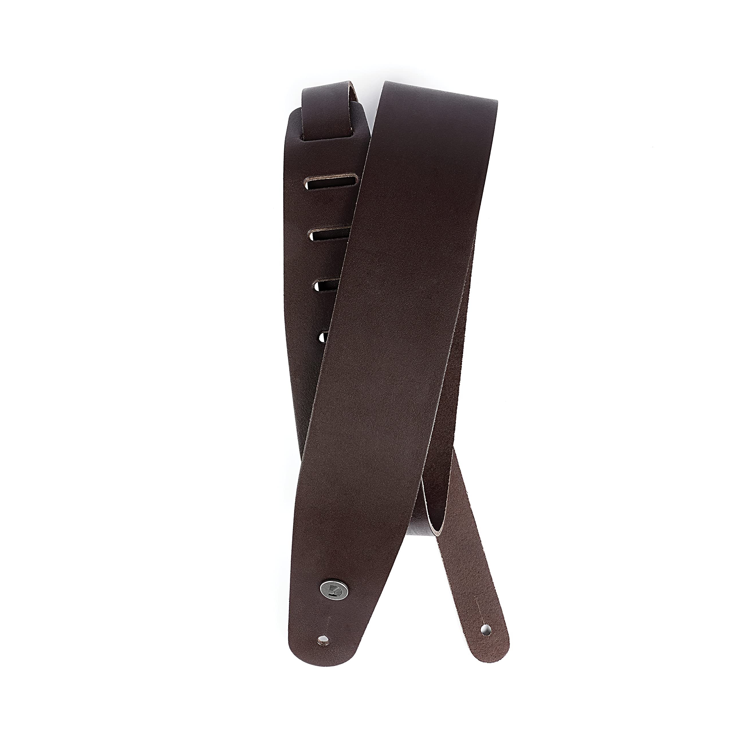 Planet Waves D'Addario Classic Leather Adjustable Guitar Strap, Classic Brown