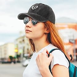 Vintage Washed Baseball Cap Women - Adjustable