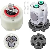 2 Pack Pressure Balance Cartridge, Compatible with 023529-0070a | Silicone Grease Available, Easy to Install