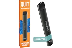 Quitz Natural Flavored Air Inhaler | No Heating Non-Electric Vaporless Puffer | Replace Bad Habits, Reduce Cravings | Quit Smoking, Quit Vaping Smokeless Inhaler | Nicotine-Free Lung Detox