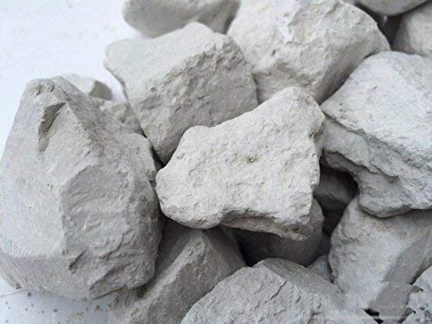 Gray Clay Chunks Natural for Eating (Food), 4 oz (110 g)