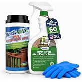DeckMAX PVC Wipe Bundle-Clean &amp; Revitalize PVC Railings &amp; Trim with Our PVC Wipe Bundle. Contains Complete kit to Clean and revitalize Your PVC railings, Posts &amp; Trim Boards! Easy to use Wipes