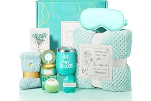 KALOKEY Happy Birthday Gifts for Women Mom Her Friend Sister Wife Grandma Coworker, Self Care Gifts Get Well Gifts Unique Relaxing Spa Gift Basket Set, Valentines Day Gifts for Her, Mothers Day Gifts for Mom