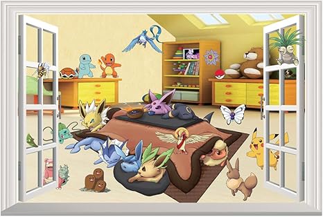 Fangeplus Tm Diy Removable Pokemon Go Digimon Sleeping Pikachu