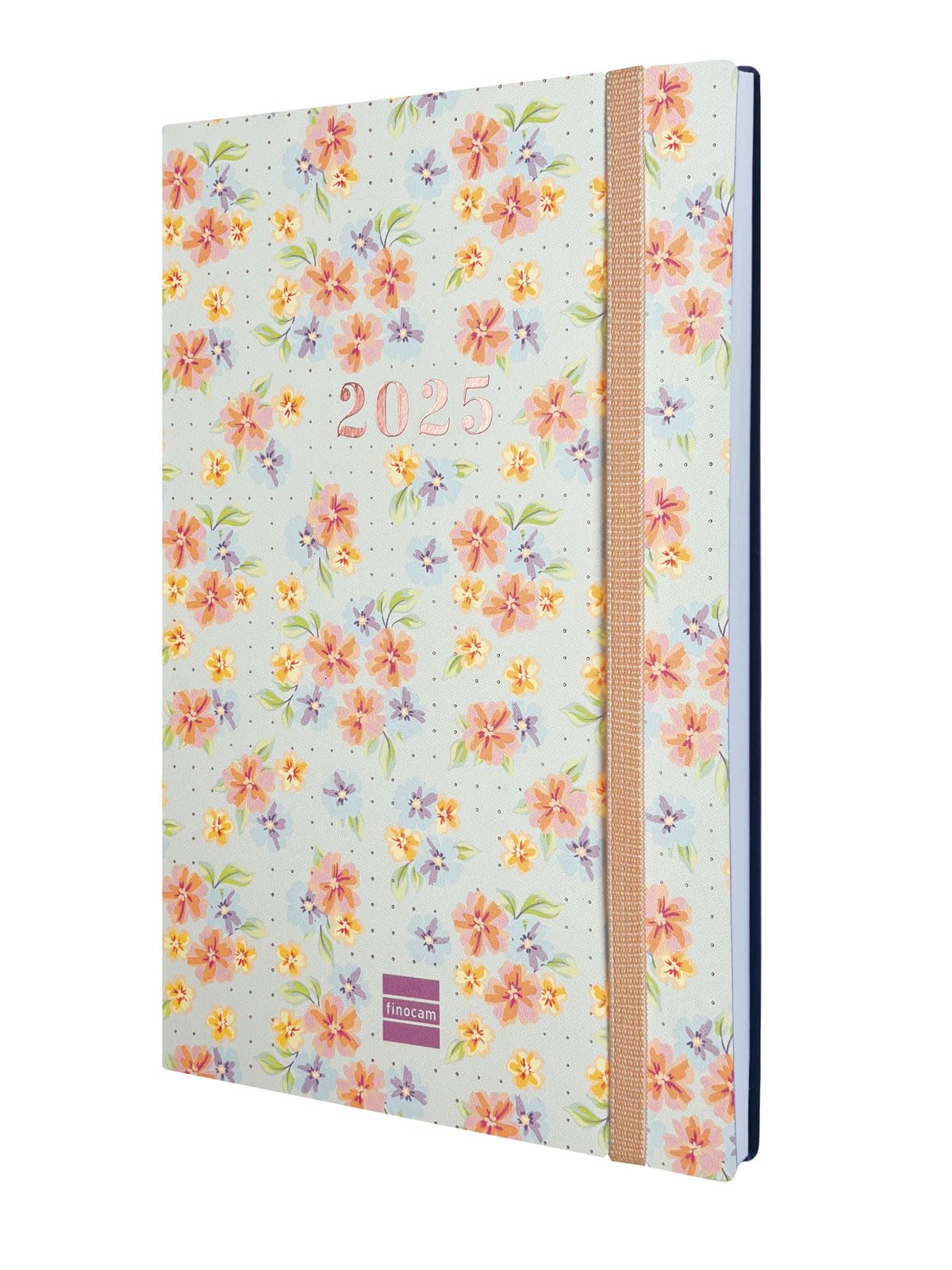 Finocam – Dotted 2024-2025 16-Month Diary Horizontal Week View September 2024 – December 2025 (16-Month) Bloom International — image 1