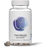 InfiniWell Thyroid Support Complex - Targeted Thyroid Supplement - Promote Hormone Signaling, Metabolic Health & Mitochondrial Energy Production - with Iodine, Selenium & More (60 Tablets)