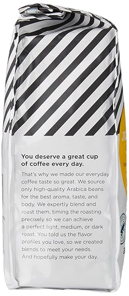 AMAZON FRESH, JUST BRIGHT WHOLE BEAN COFFEE, LIGHT ROAST, 12 OZ