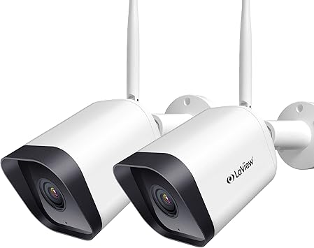 Amazon Com Laview Security Camera Outdoor 1080p Hd Wifi Cameras Home Security Cameras With Ai Human Detection Two Way Audio Night Vision Onvif Protocol Compatible With Alexa Sd Slot Usa Cloud Storage 2 Pack